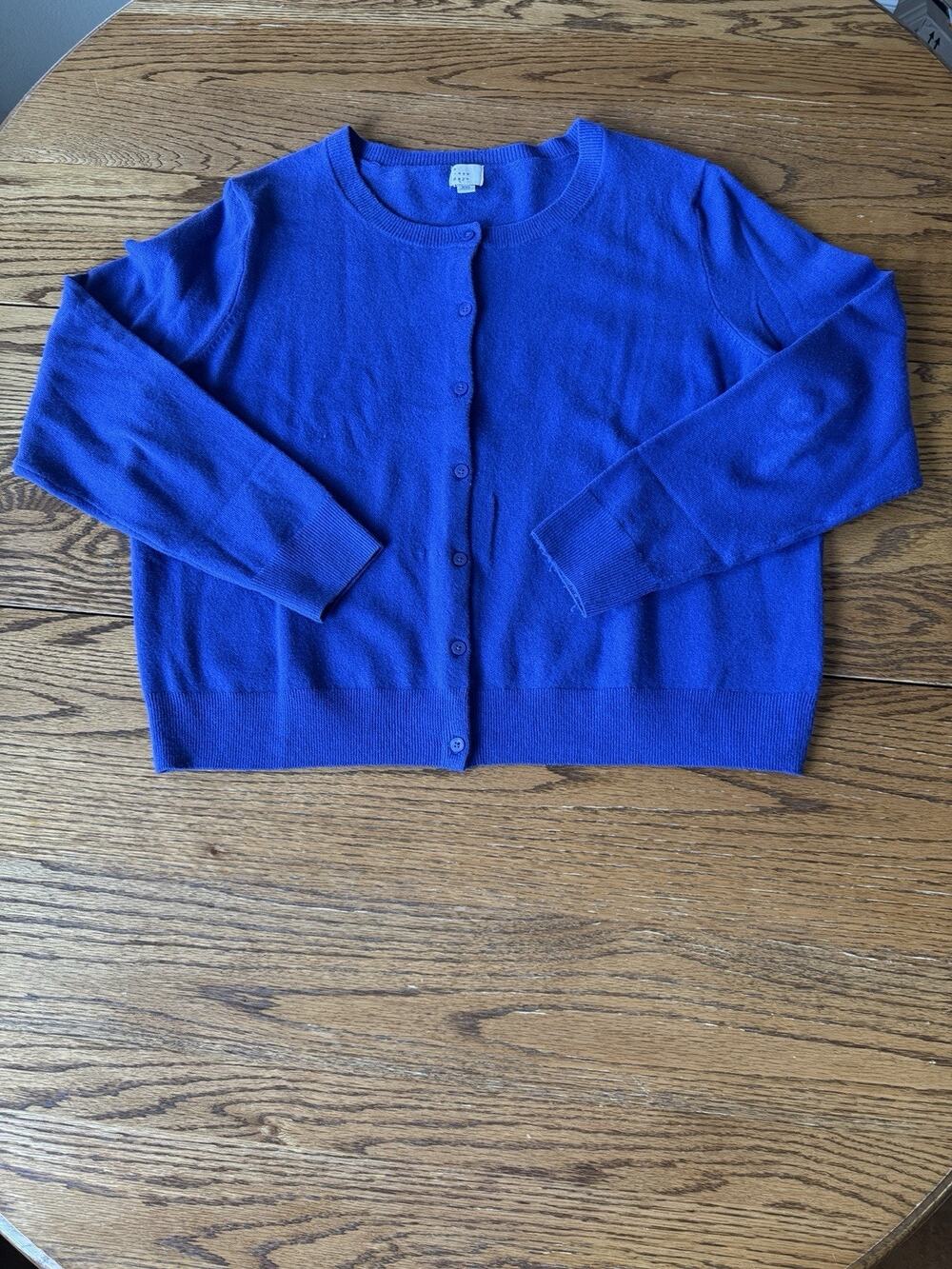 A New Day Purple Button Front Cardigan Size XXL